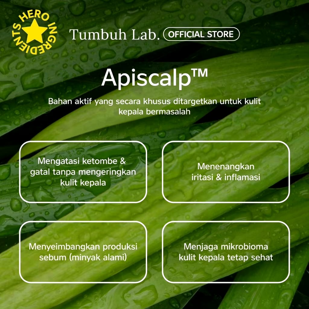 Amerta Kosmetika Teknologi Tumbuh Lab Hair Oil Peppermint