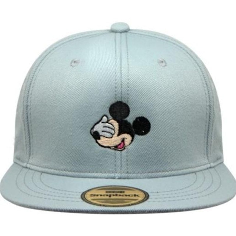 Topi Hiphop Dewasa Bordir Disney Mickey Close The Eyes 3
