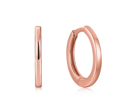  Isago Anting Wanita Edge Gold Huggies