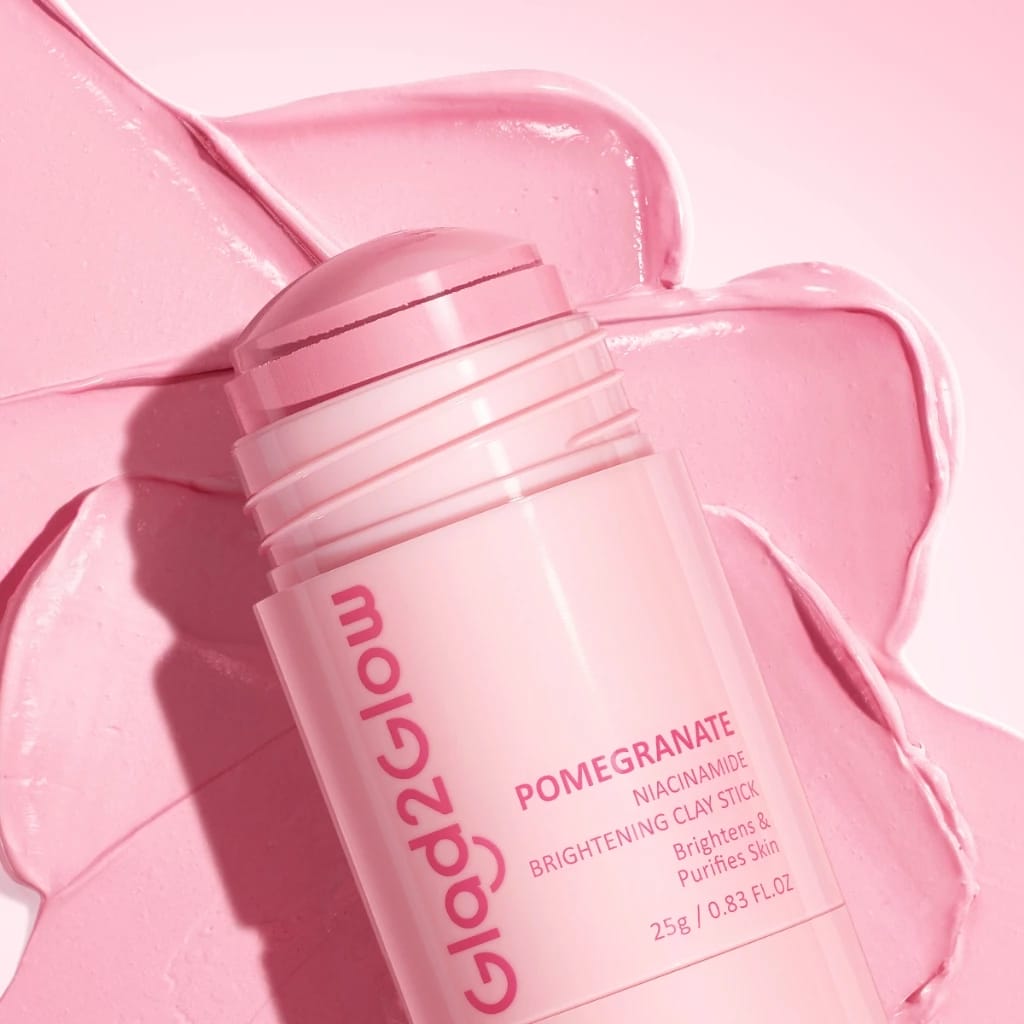Suntone Wisdom Indonesia Glad2Glow Pomegranate Niacinamide Brightening Clay Stick 