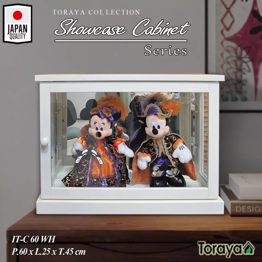 Toraya Lemari Kaca Dekorasi Display Hobby