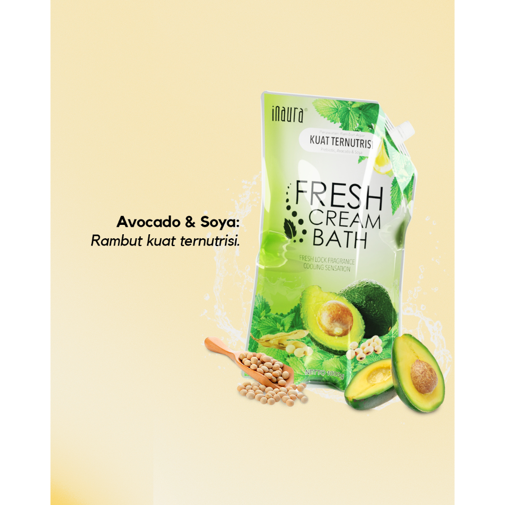 Inaura - Fresh Creambath Avocado & Soya 3