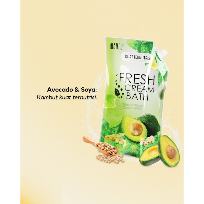 Inaura - Fresh Creambath Avocado & Soya 3