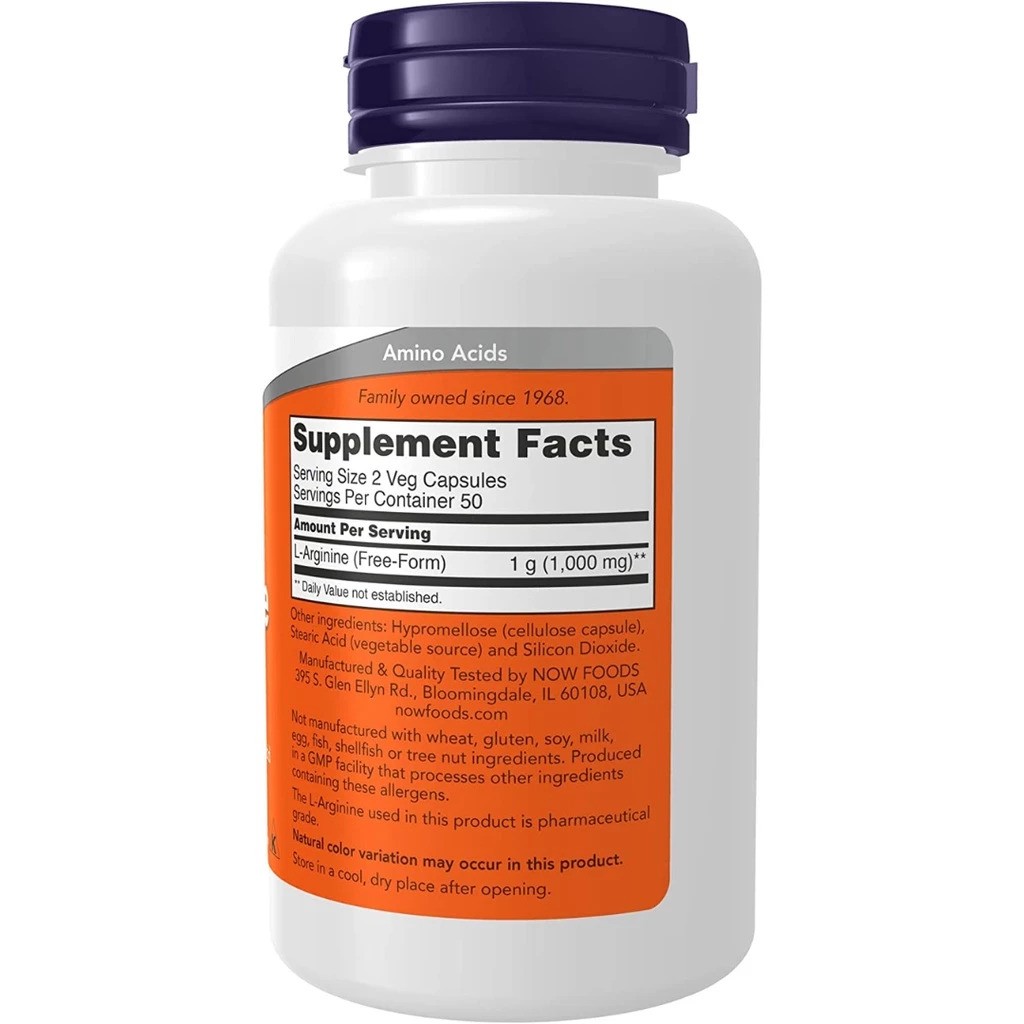 Now Foods NOW L-Arginine 500 mg