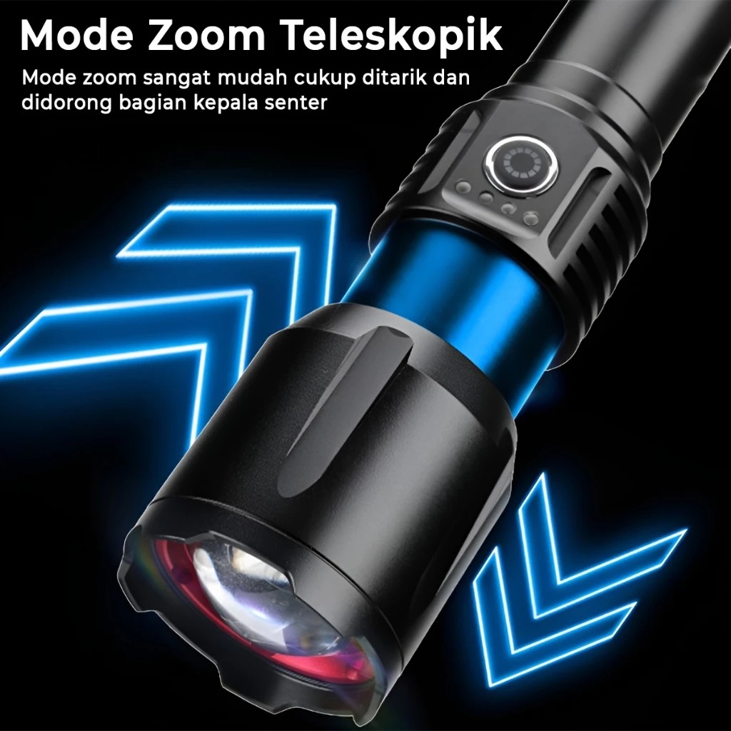  H2S USB Charging Flashlight HS0618