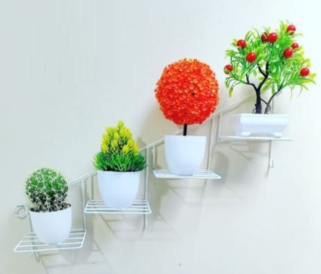  Rak Bunga Besi Tempel Dinding Model Tangga