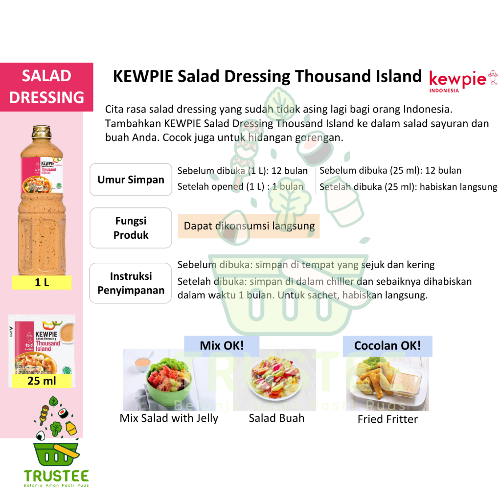 Kewpie Salad Dressing Thousand Island 200ml