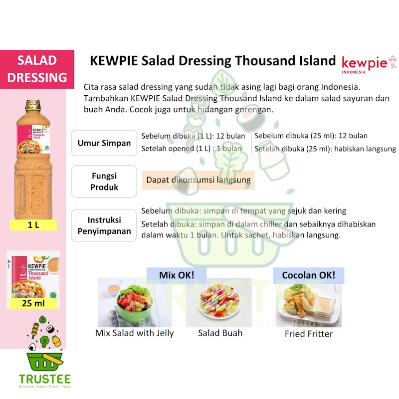 Kewpie Salad Dressing Thousand Island 200ml 3