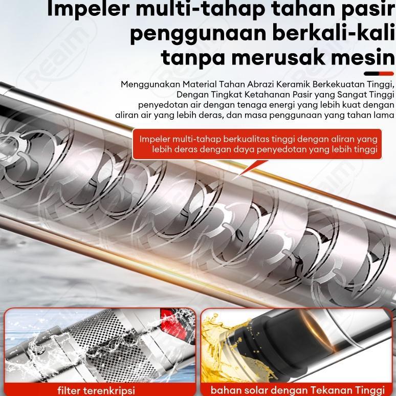 Indoteknik Dotcom Gemilang Reaim Pompa Air Satelit 3 Inch 0.75HP
