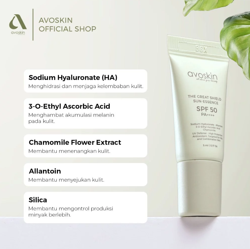 AVO Innovation Technology Avoskin The Great Shield SPF 50 PA++++