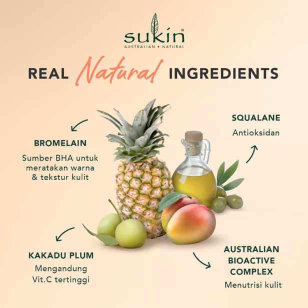 Sukin Brightening Illuminating Moisturizer Pump