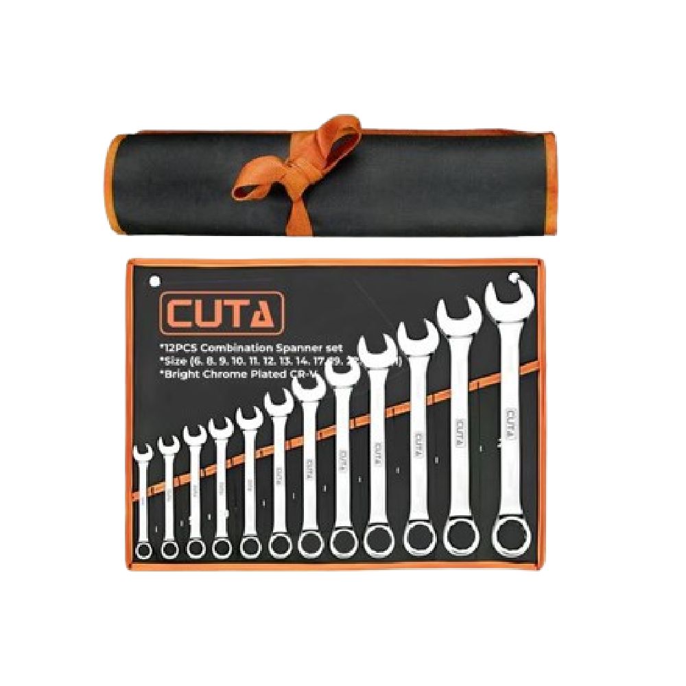 CUTA Kunci Ring Pas Set 12Pcs 6-24mm