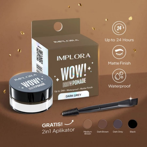 Implora Sukses Abadi Implora Wow Brow Pomade