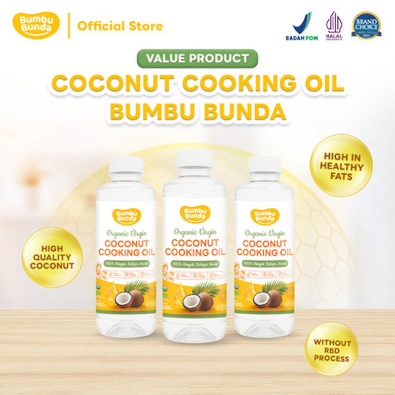 Organic Virgin Coconut Cooking Oil 3