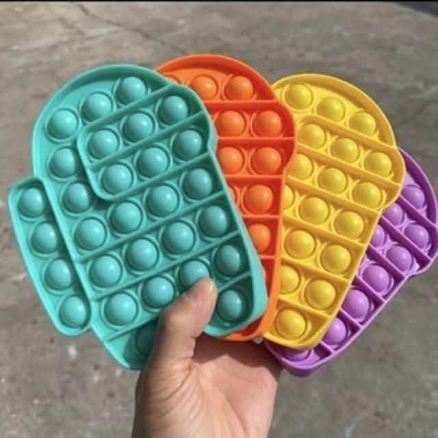  Pop It Fidger Toys Rainbow