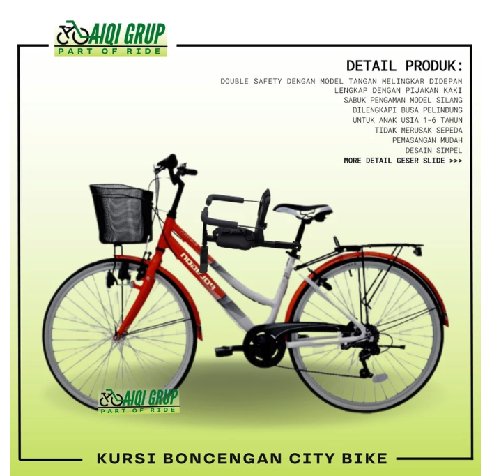 Kursi Boncengan City Bike 2