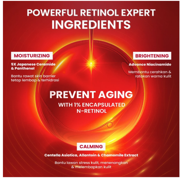 Eka Jaya Internasional Hanasui Power Retinol Expert Serum