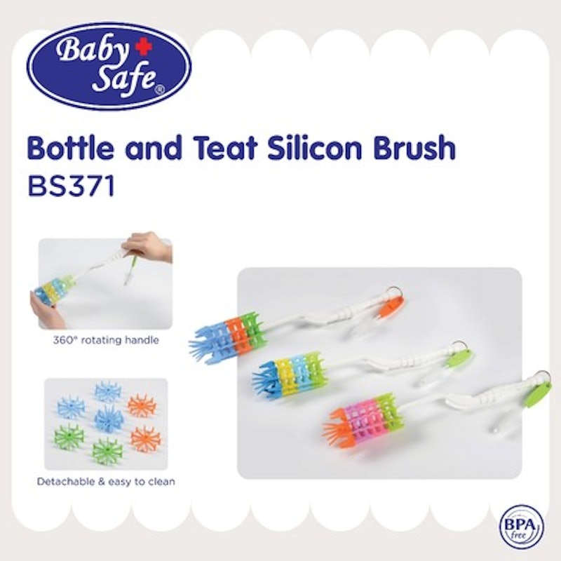 BabySafe Bottle and Teat Silicon Brush 2