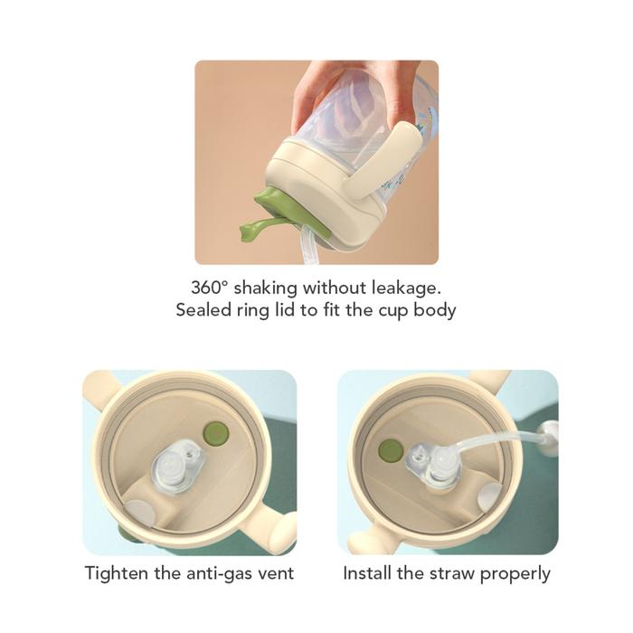 Sakumini Sakumini 3in1 Training Straw Sippy Cup