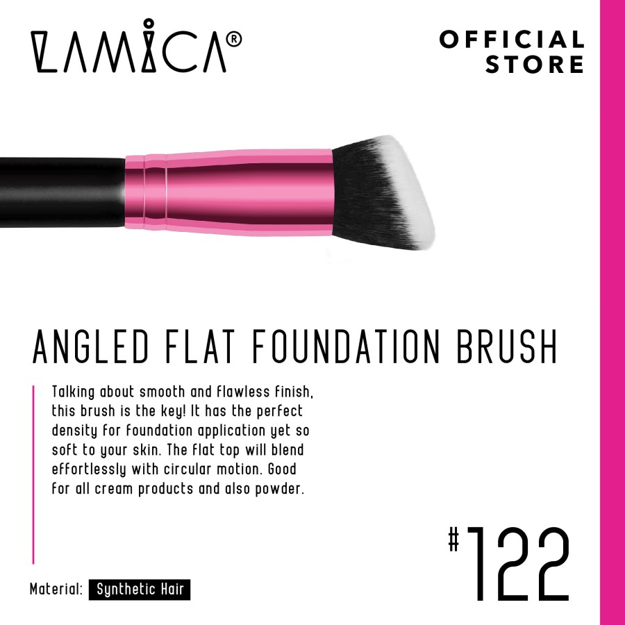 LAMICA Angled Flat Foundation Brush 3