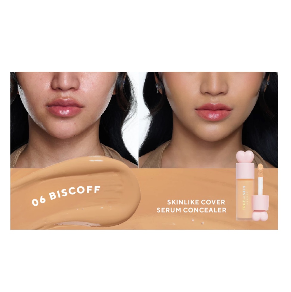 Triniti Tunggal Abadi True to Skin Skinlike Cover Serum Concealer Biscoff
