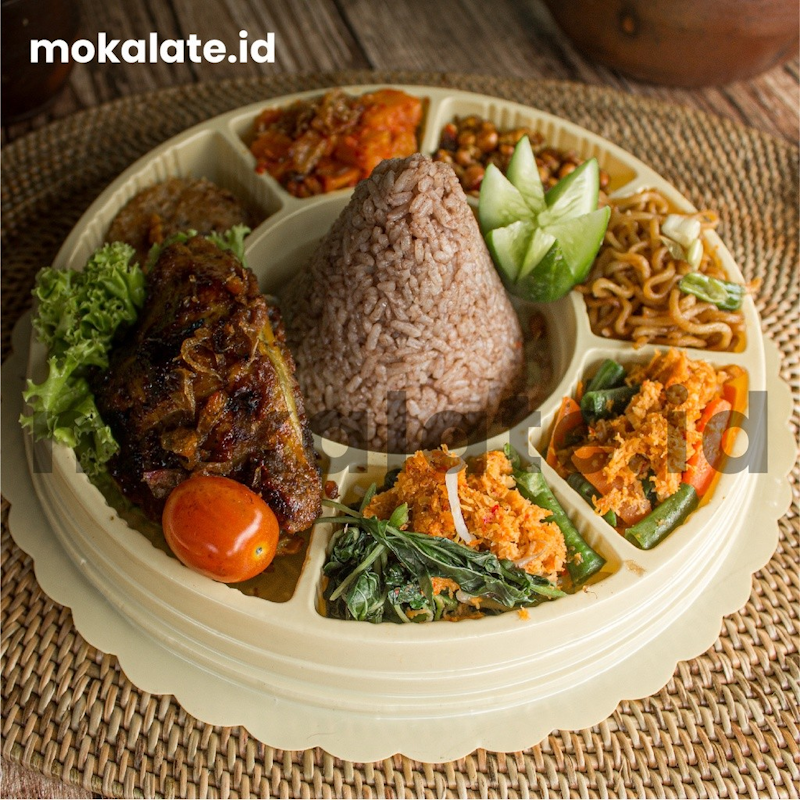 Mokalate Nasi Tumpeng Mini Halal Paket Premium 3