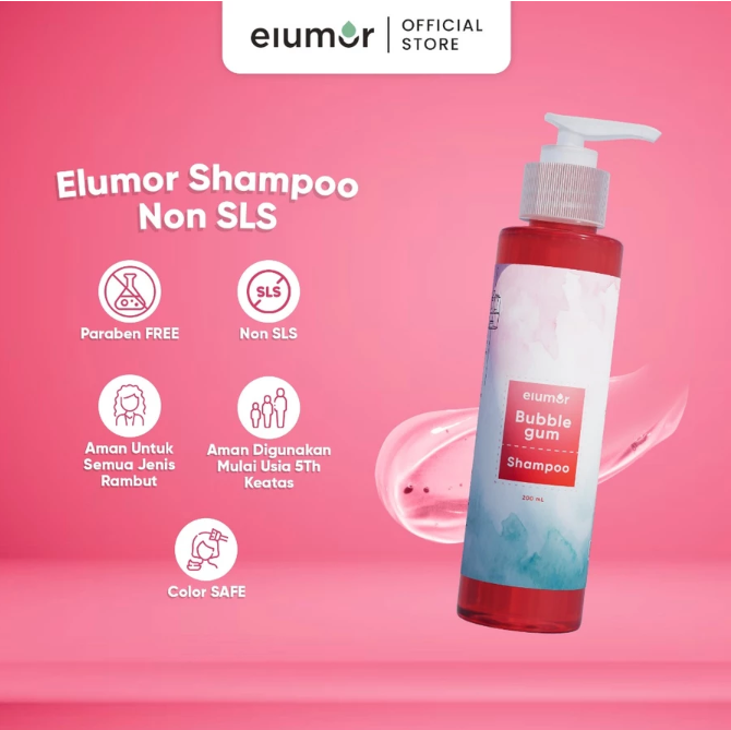 Inovasi Teknologi Kosmetika Elumor Bubblegum Shampoo