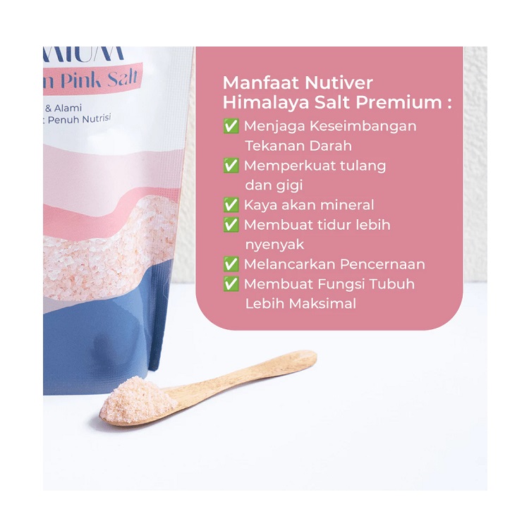 Barooka Global Indonesia NUTIVER Premium Himalayan Pink Salt 