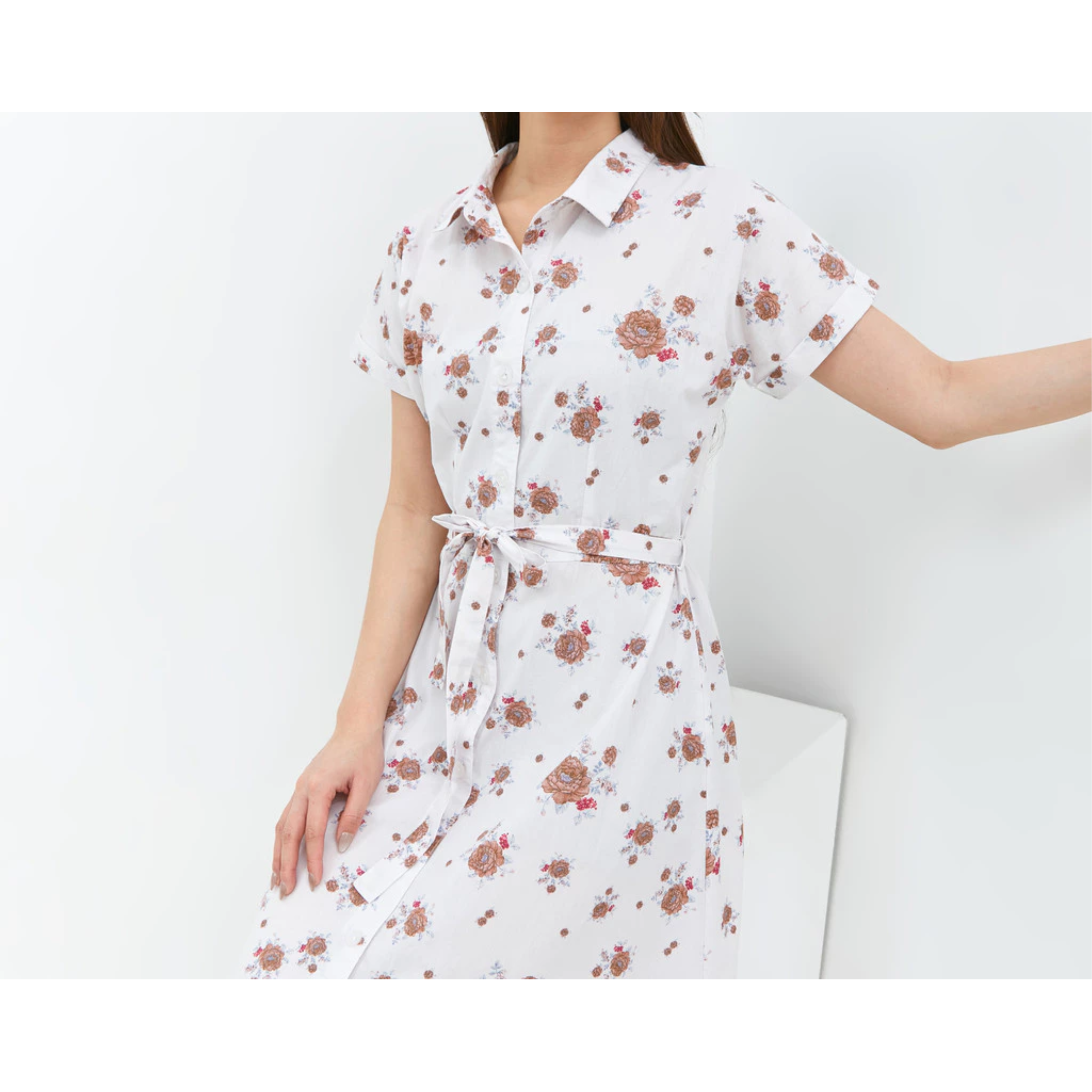 Anugrah Kreasi Busana  Geela Martha White Dress  G.43104