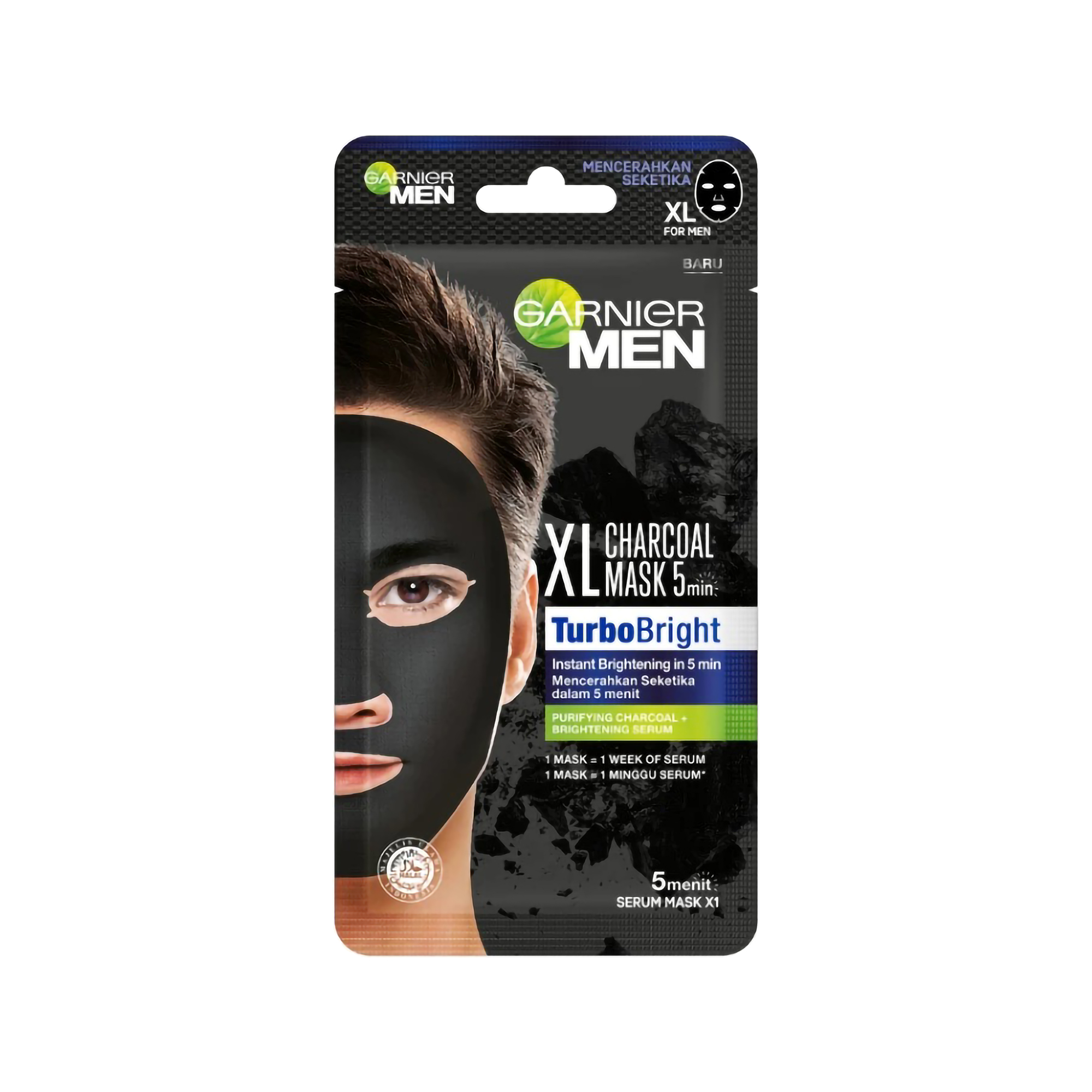 TurboBright XL Charcoal Mask 1