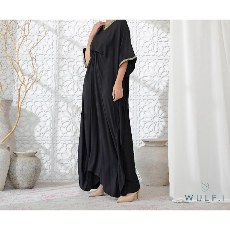 Wulf.I Fatimah Kaftan Hitam 4