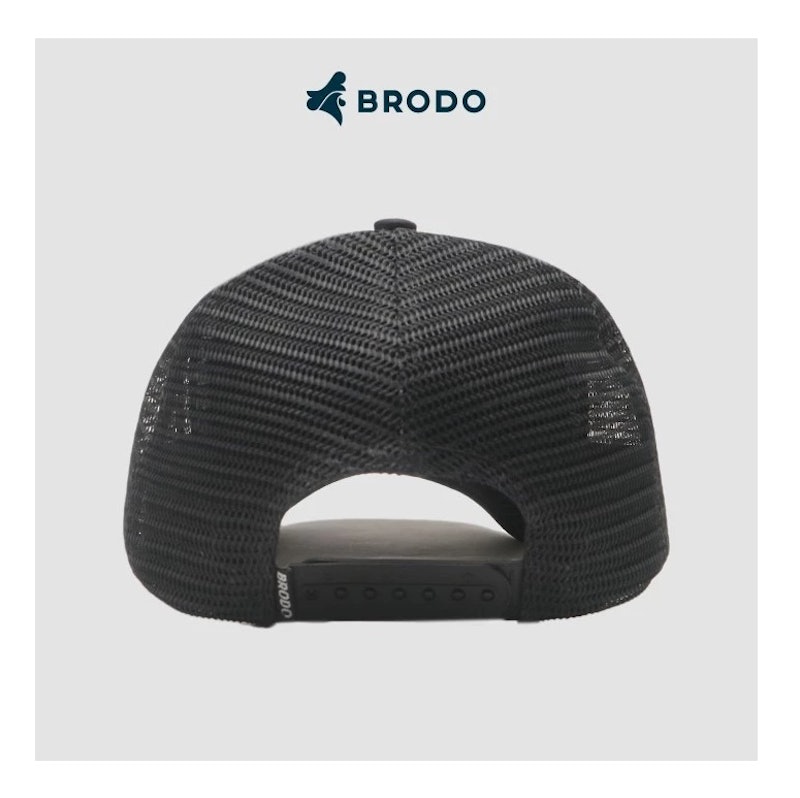 BRODO Country Club Trucker Hat Black 5