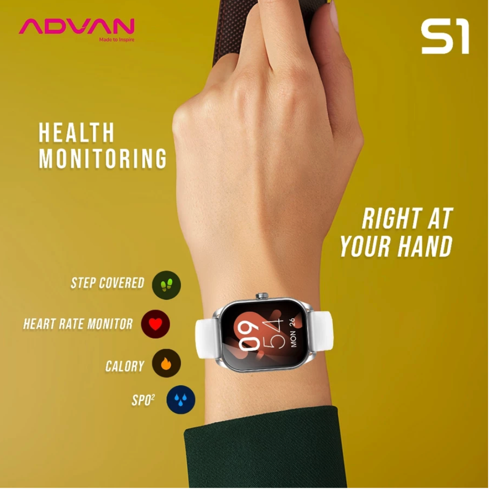 Bangga Teknologi Indonesia ADVAN Smartwatch  S1 V2