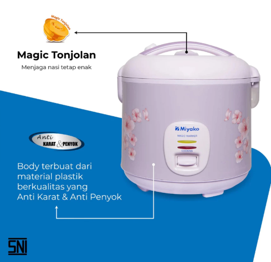 Kencana Gemilang Miyako Magic Warmer Plus  MCM-509