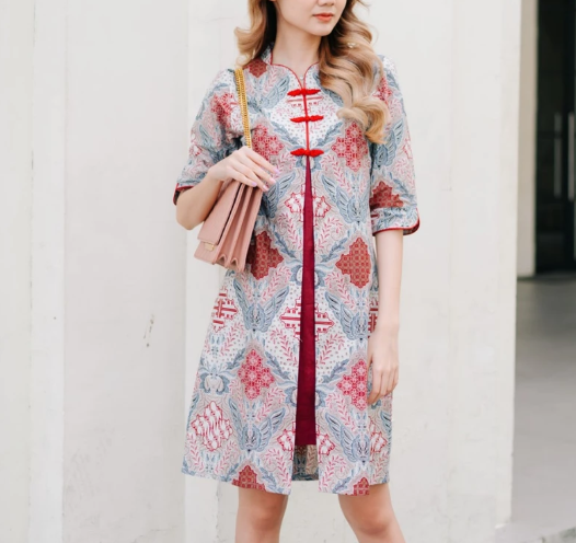  My Aksa Claressa Mahatma Batik Dress 