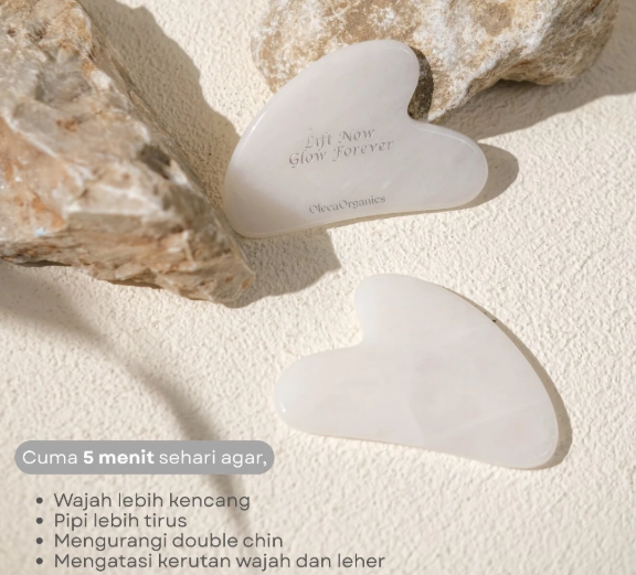  Oleca Organics White Jade Guasha