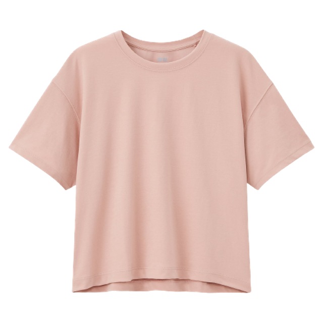 Women T-Shirt Dry-EX Crop Crew Neck 4