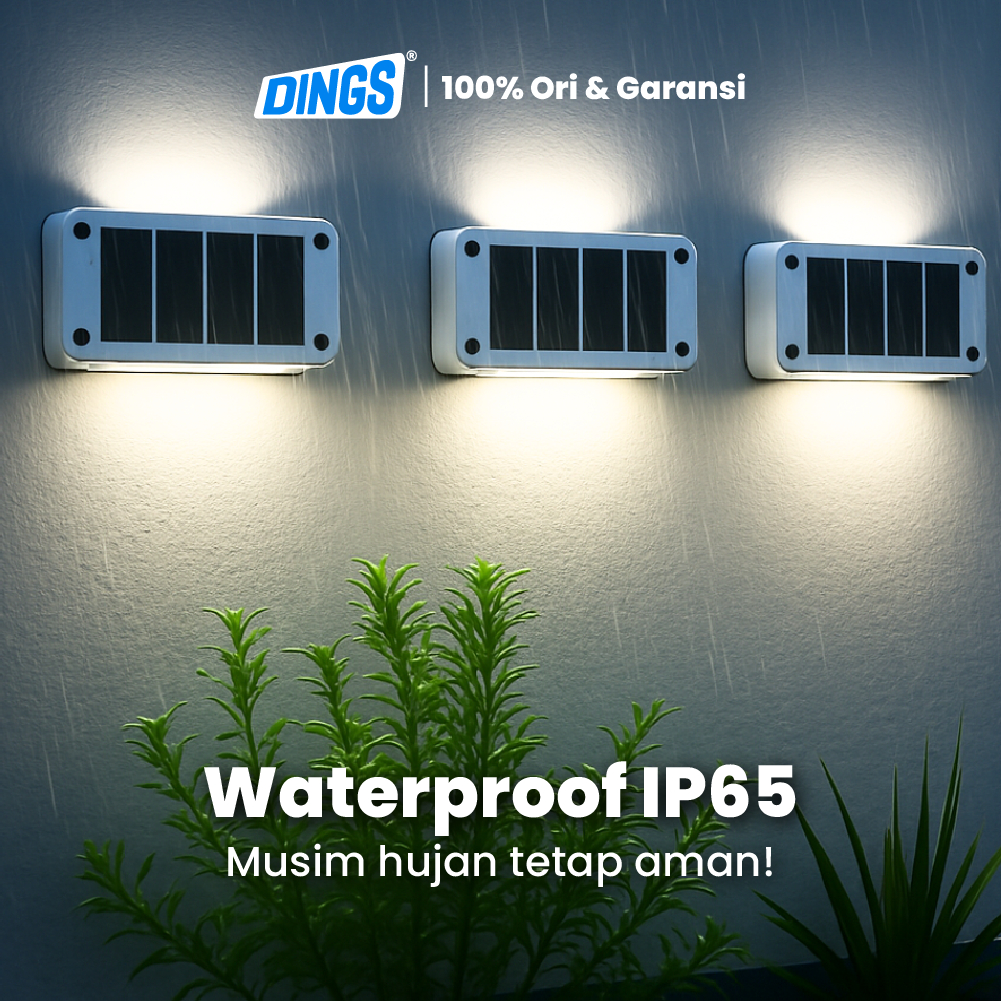 Dings Dings Lampu Tenaga Surya Dinding