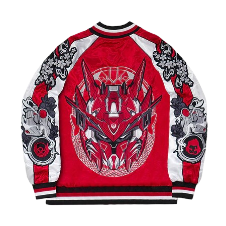 KIZARU X BIGETRON Jaket Sukajan Red Ronin