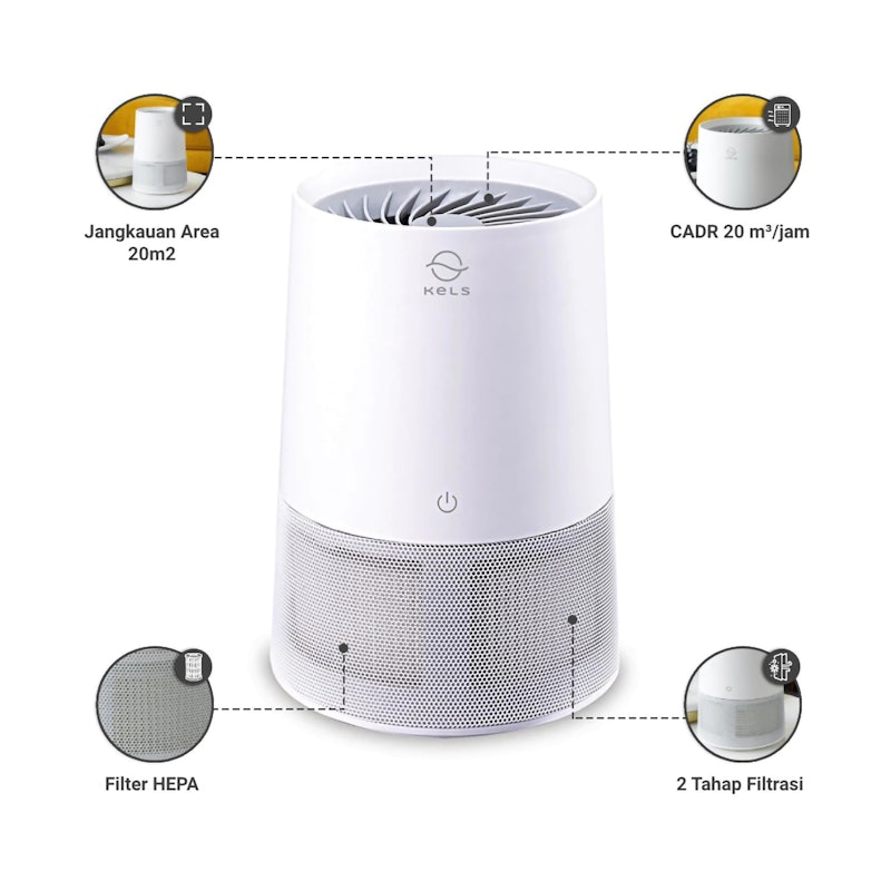 Kels 20 m³ Neva Air Purifier Rechargeable 2