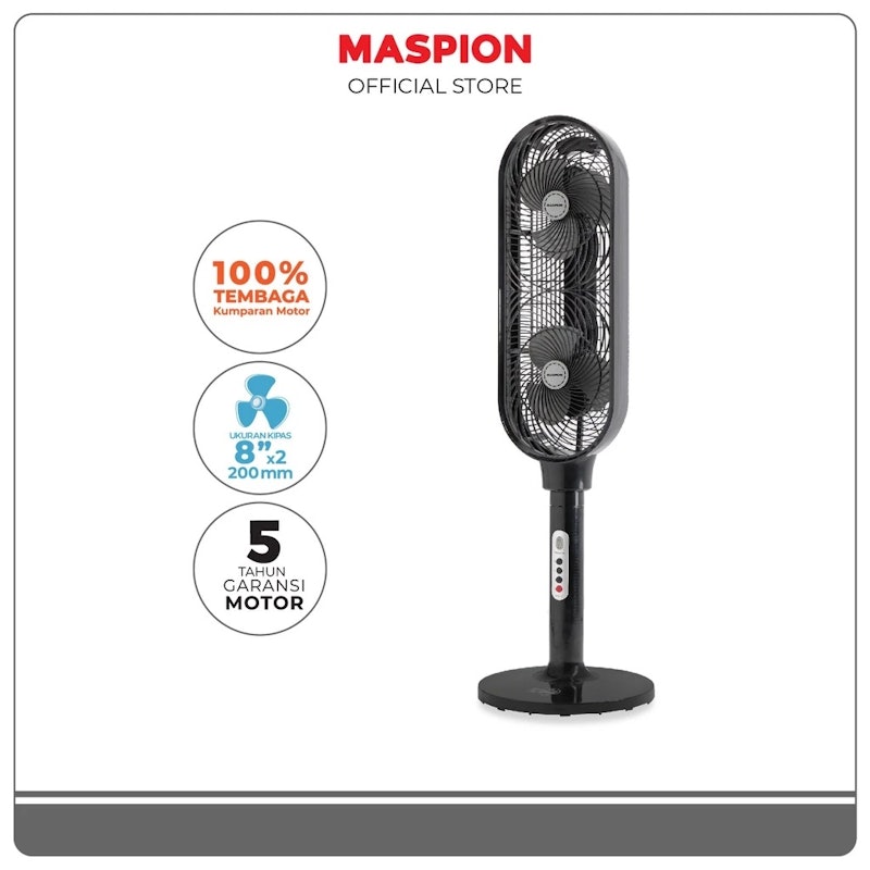 Tower Fan Kipas Angin Susun 8 Inch 3