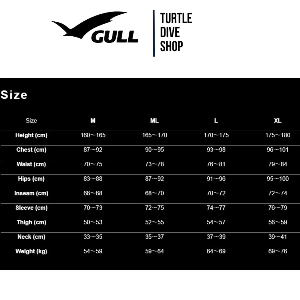 Gull Wetsuit 3mm Skin Jacket Men's 5