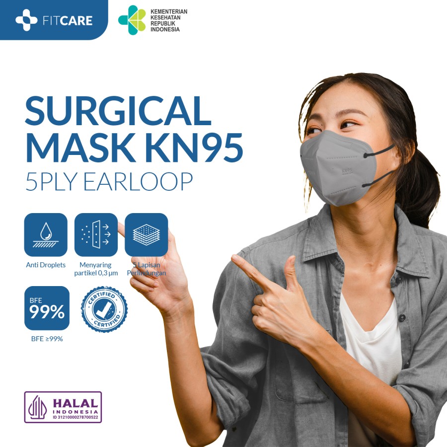 KN95 Surgical Mask Earloop