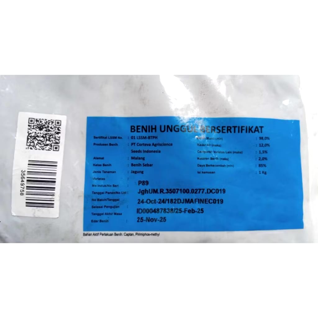 Corteva Agriscience Pioneer P89 Sahabat