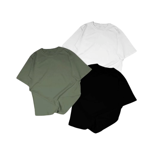 FortKlass Kaos Polos Pria Katun Combed 24s