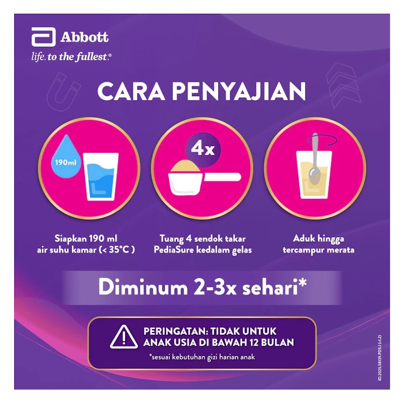 PediaSure Go Cokelat 5