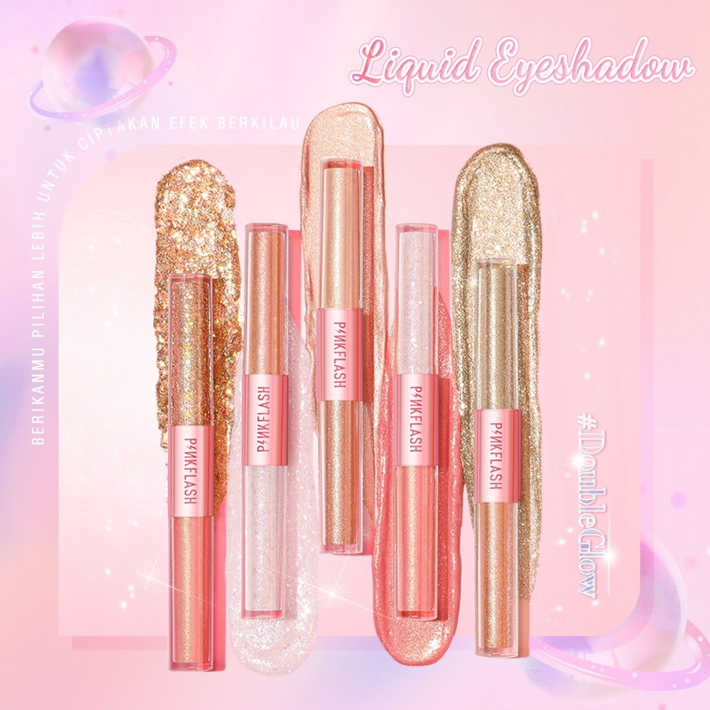 DoubleGlow 2 in 1 All Glow Liquid Eyeshadow 04 Rainbow Galaxy 4