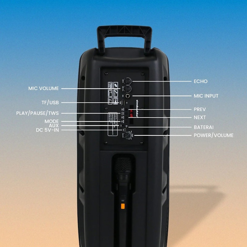 Simbadda Speaker Bluetooth Portable 4