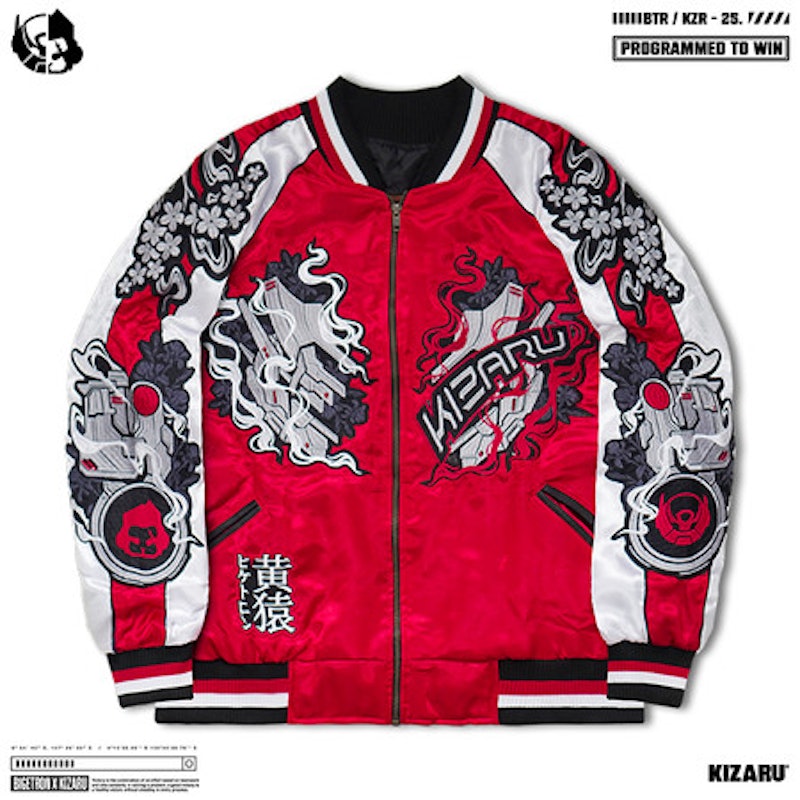 KIZARU X BIGETRON Jaket Sukajan Red Ronin 2