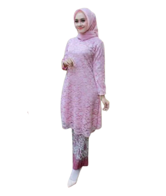 Kebaya Brokat Baju Kurung 2